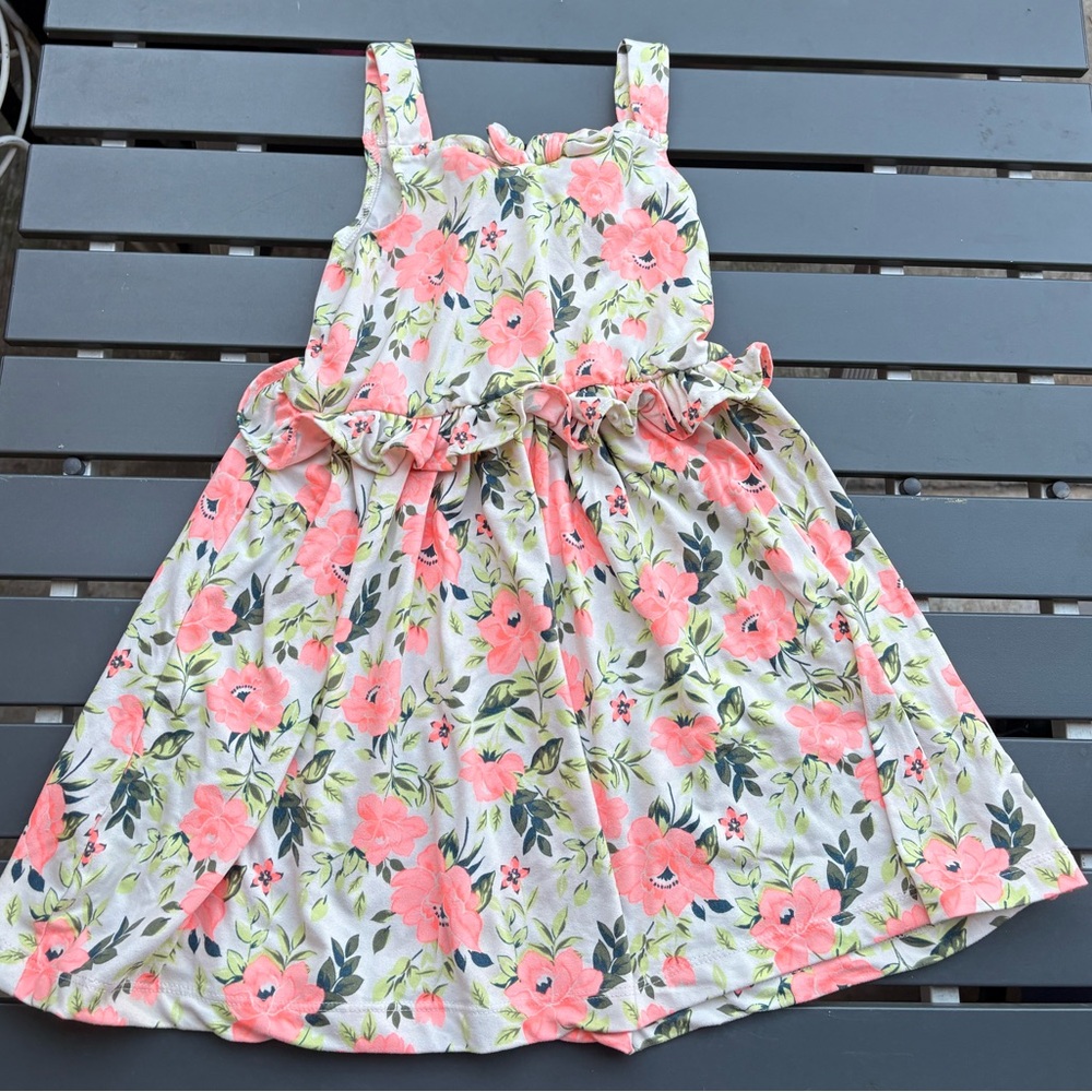 Little lass girls floral dress